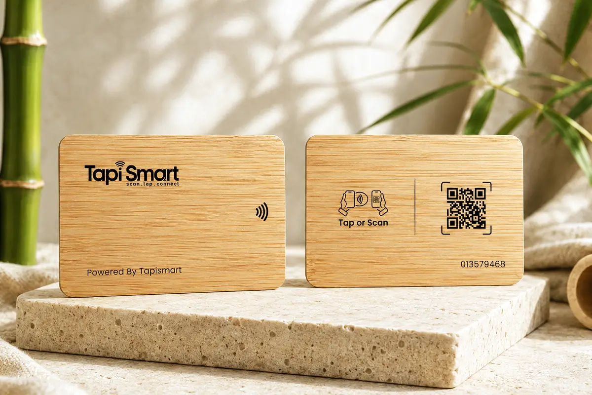 Eco Bamboo NFC Card