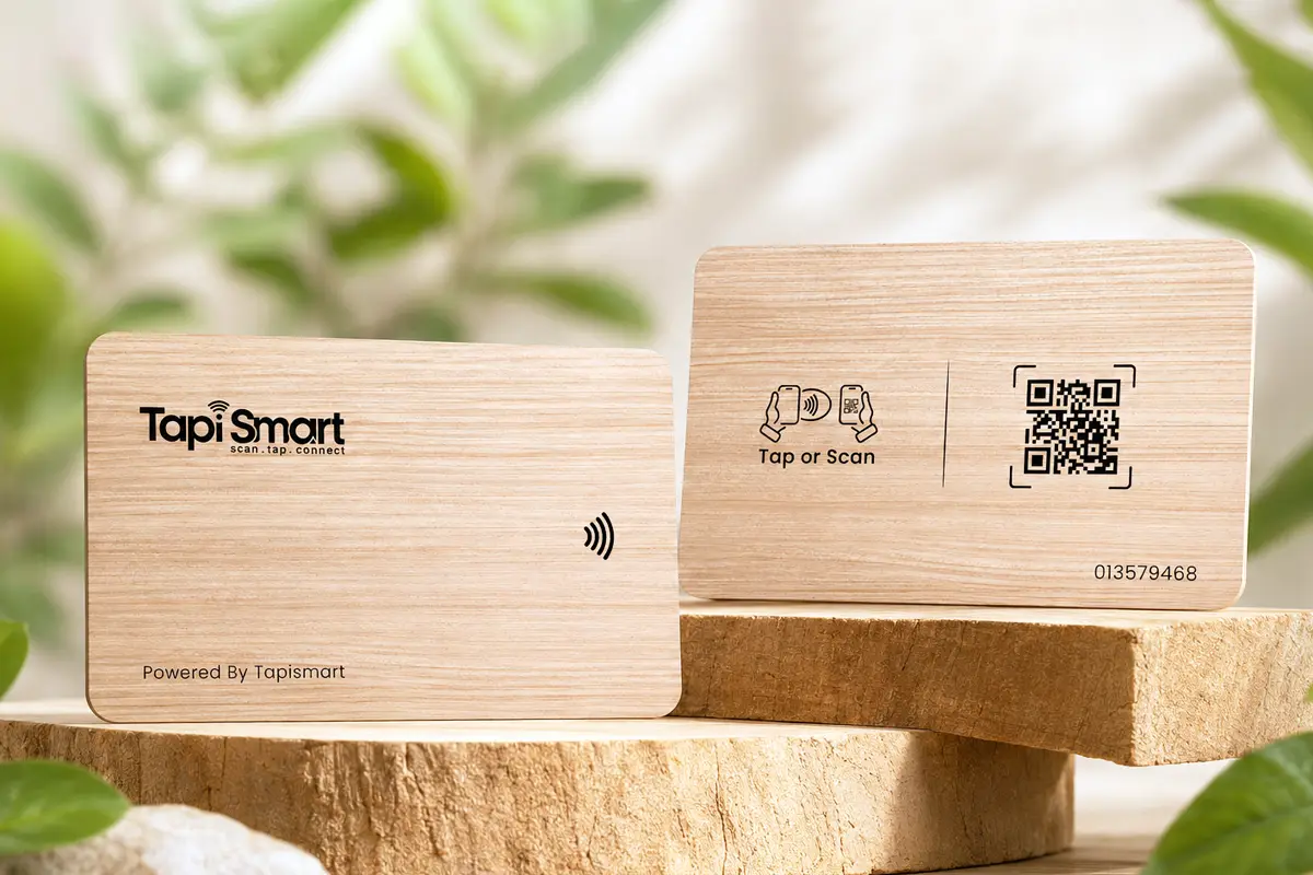Eco Wooden NFC Card