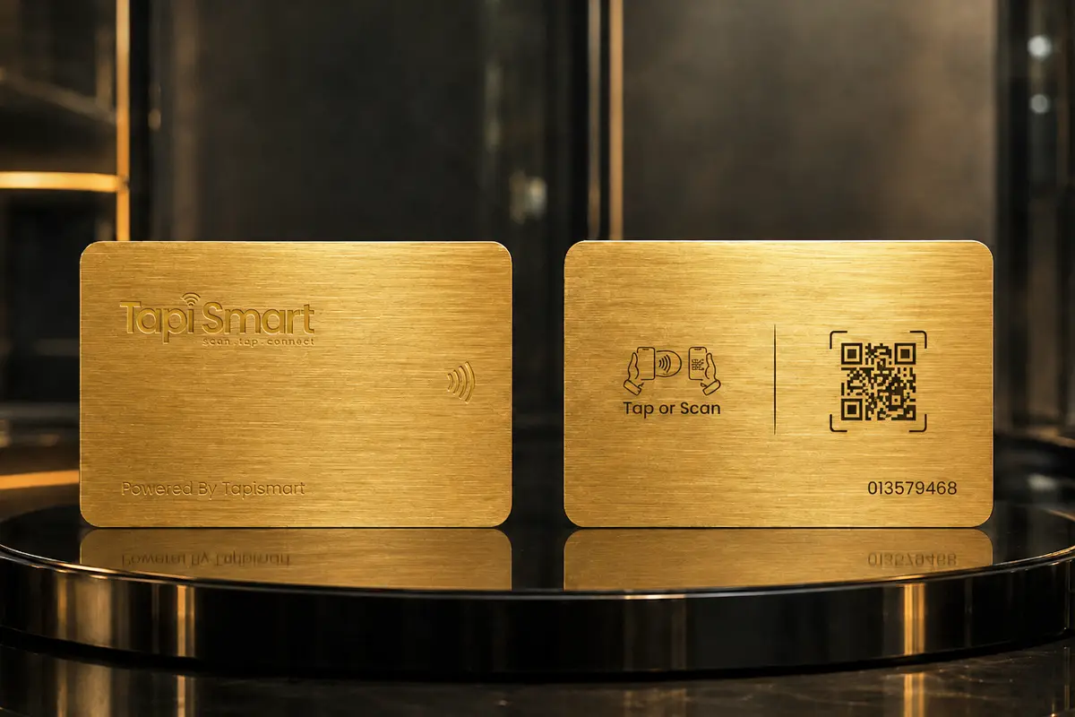 Metal Golden NFC Card