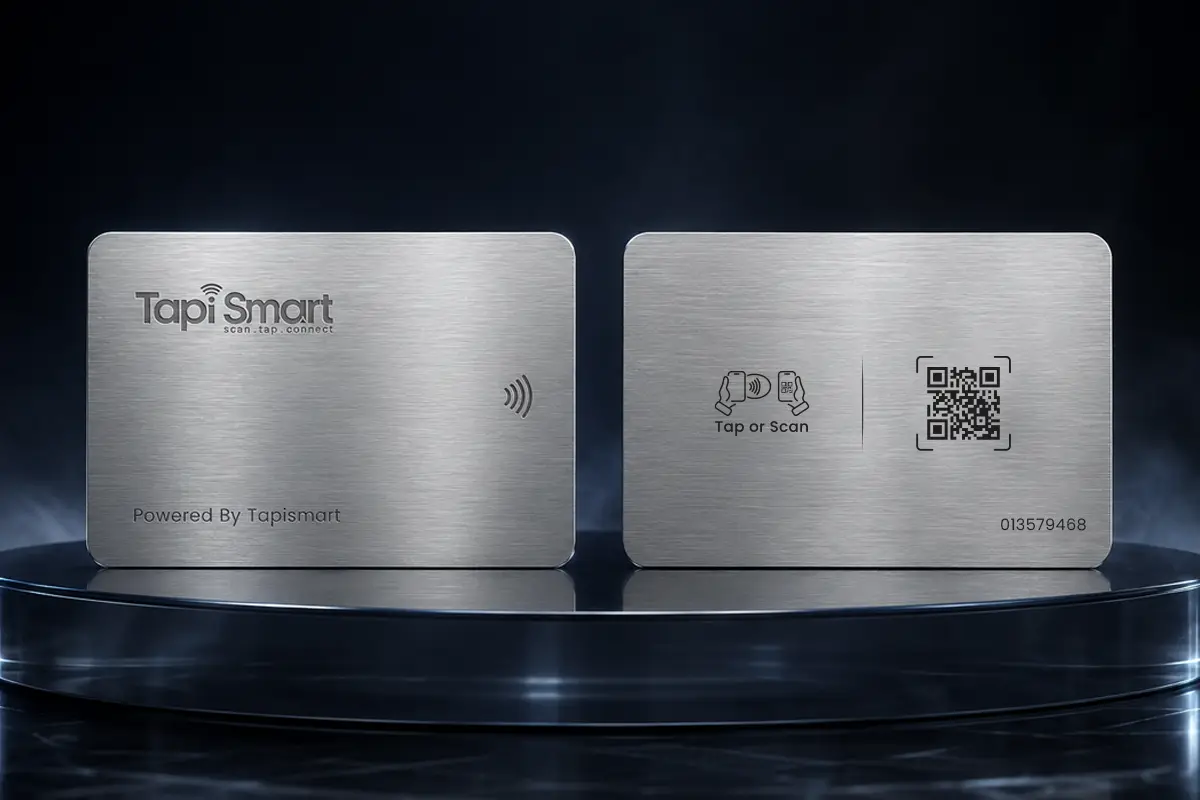 Metal Silver NFC Card