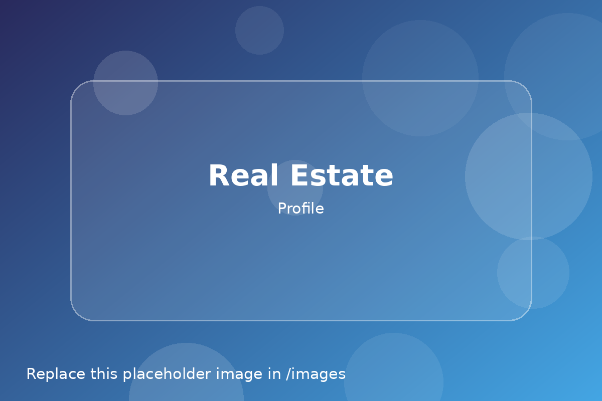 Real Estate Agent Profile preview